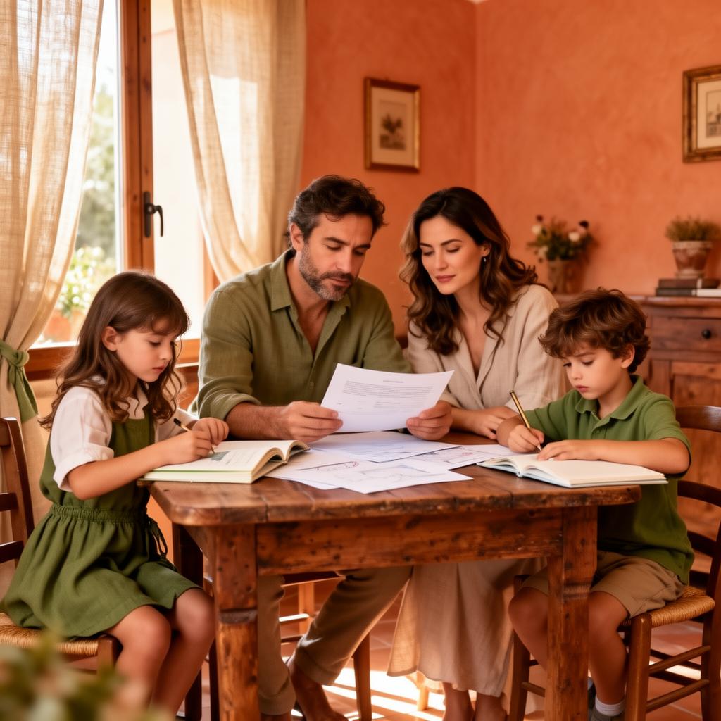 Parents organizing long-term guidance